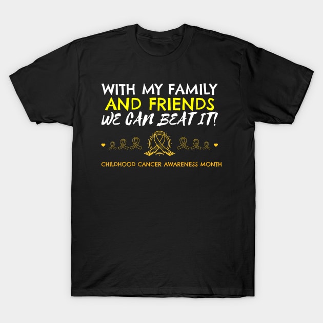 Childhood Cancer Awareness T-Shirt by DDSTees